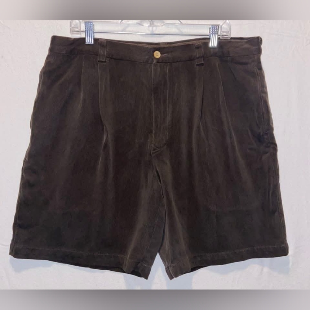 Tommy Bahama Dark Brown Flat Front Shorts
